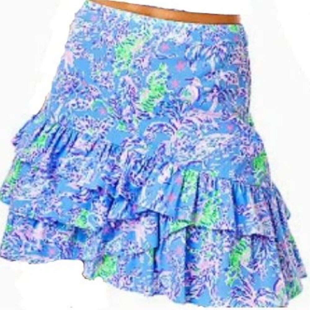Lilly Pulitzer Ruffle Skirt - Size 16 - From the Rosalie Set - Turtle Package
